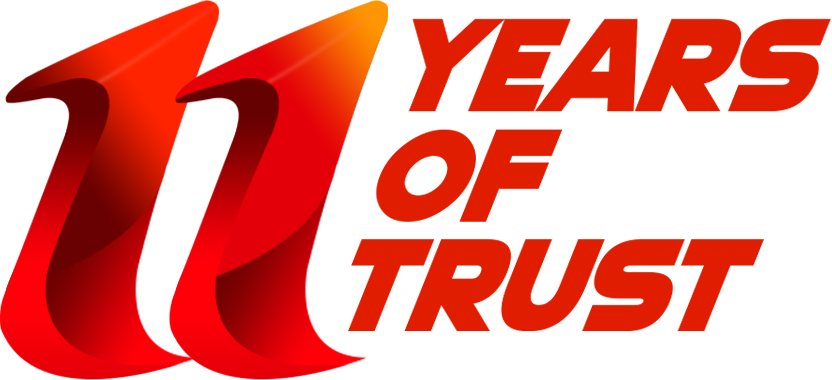 11 Years of Trust Logo